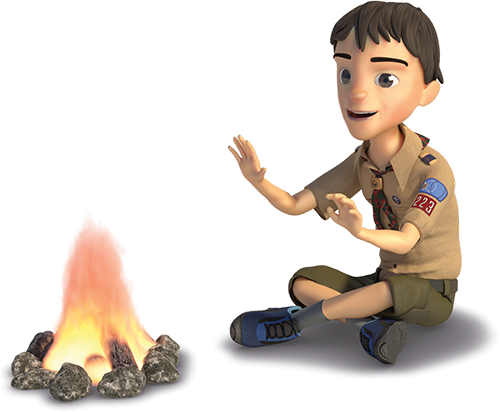 9 - Scout Camp Png (500x412), Png Download