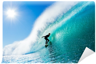 Surfer Art 32x24 Poster Decor (400x400), Png Download