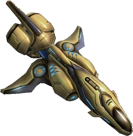 Scout - Png - Starcraft Protoss Scout (601x549), Png Download