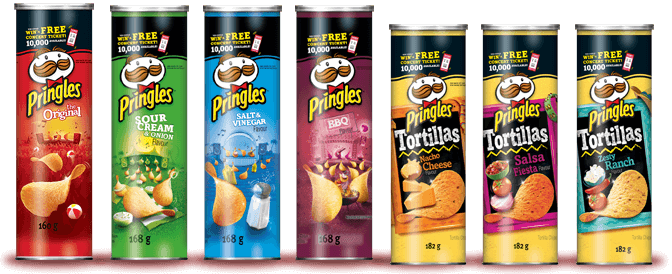 Pringles Flavours South Africa (672x274), Png Download
