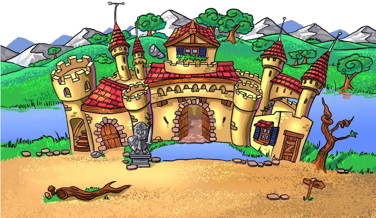 Castle Doors - Panfu Bolly (772x480), Png Download