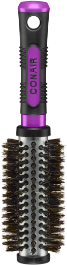 Professional Medium Metal Round Boar Brush - Conair Conair Pro Hot Curling Hair Brush Round, Small (550x550), Png Download