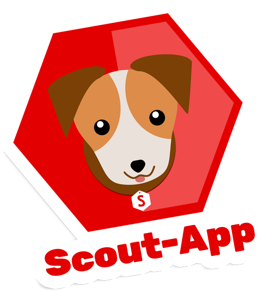 Scout-app Logo As A Sticker - Scout App (528x573), Png Download