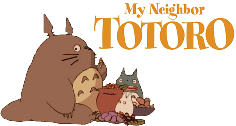 My Neighbor Totoro Movie Image With Logo And Character - My Neighbor Totoro Volume 1 (500x281), Png Download