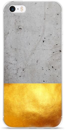 Concrete Dipped In Gold Iphone Case - Film (600x600), Png Download