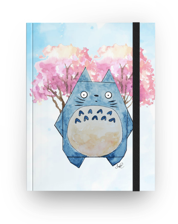 Caderno Totoro Origami De Ingrid Shinodana - My Neighbor Totoro (800x800), Png Download