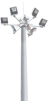 High Mast Pole (370x355), Png Download