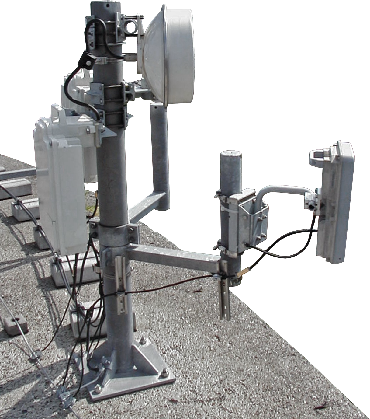 Concrete Mounted Galvanised Pole For Rooftop - Galvanization (1376x1376), Png Download