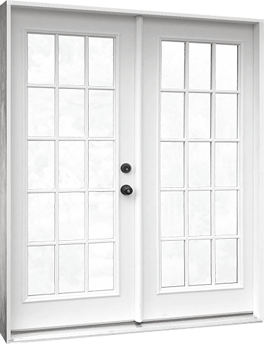 Garden / French Doors - New Orleans (384x500), Png Download