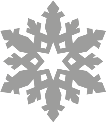 Copo De Nieve - Pront Scherenschnitt Schneeflocken Schwarz (297x63mm) (400x400), Png Download