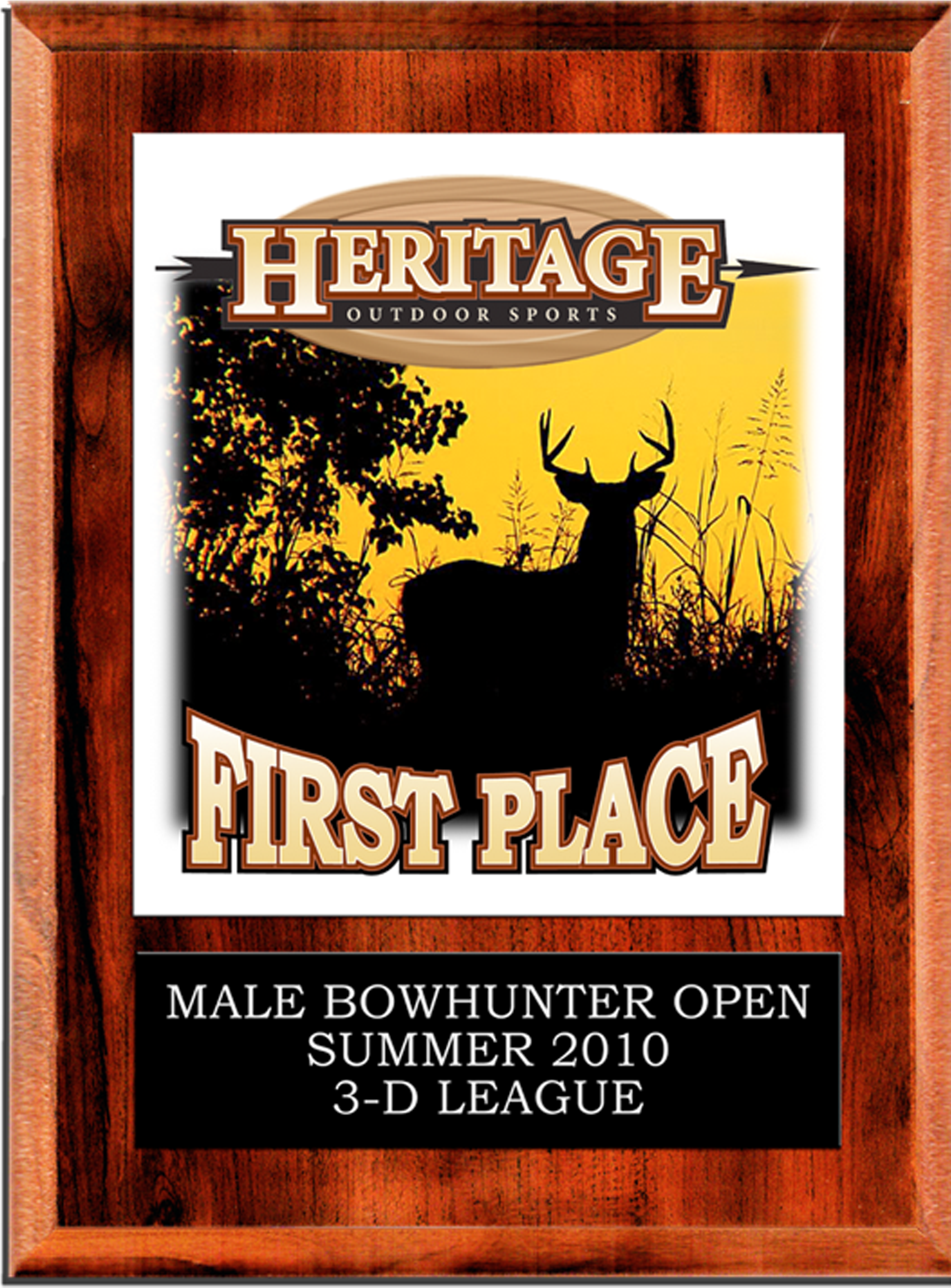 Home / Awards / Plaques - Deer Hunter Photo License Plate (2223x2609), Png Download