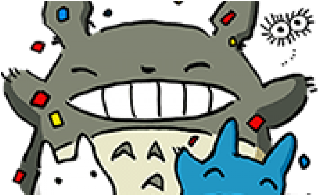 Line 貼圖 龍 貓 (630x380), Png Download