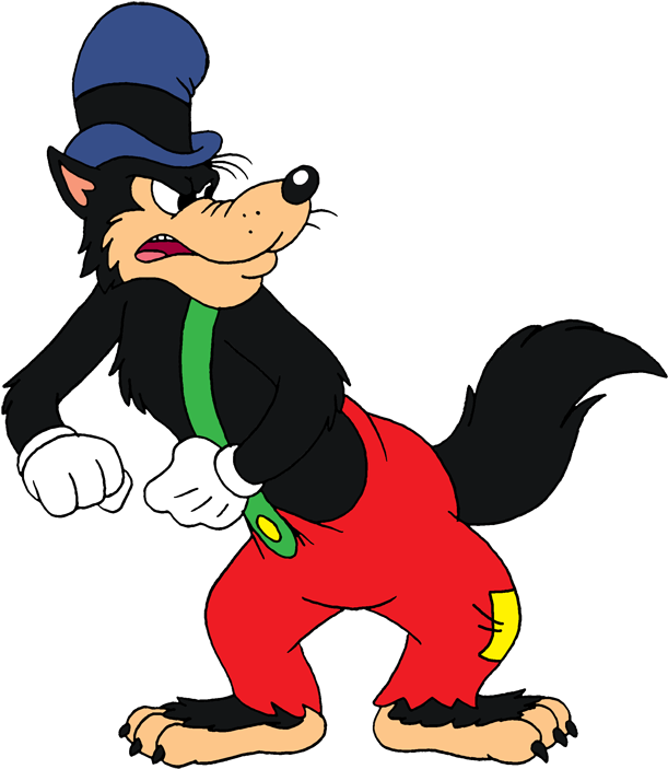 Zeke The Big Bad Wolf By Bennythebeast-d41qa2o - Big Bad Wolf (630x723), Png Download