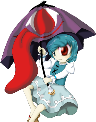 Kogoso Totoro Anonymous Wed Jul 4 - Kogasa Tatara Png (337x416), Png Download