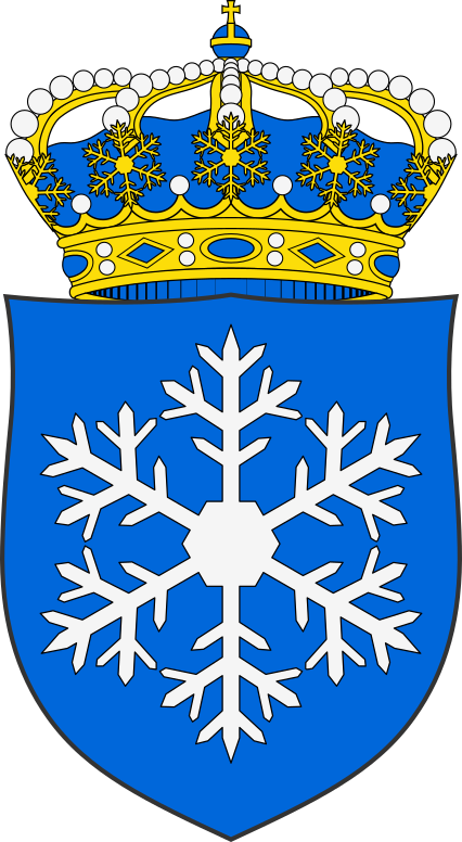 Escudo De La Reina De Las Nieves - Emblem (426x776), Png Download
