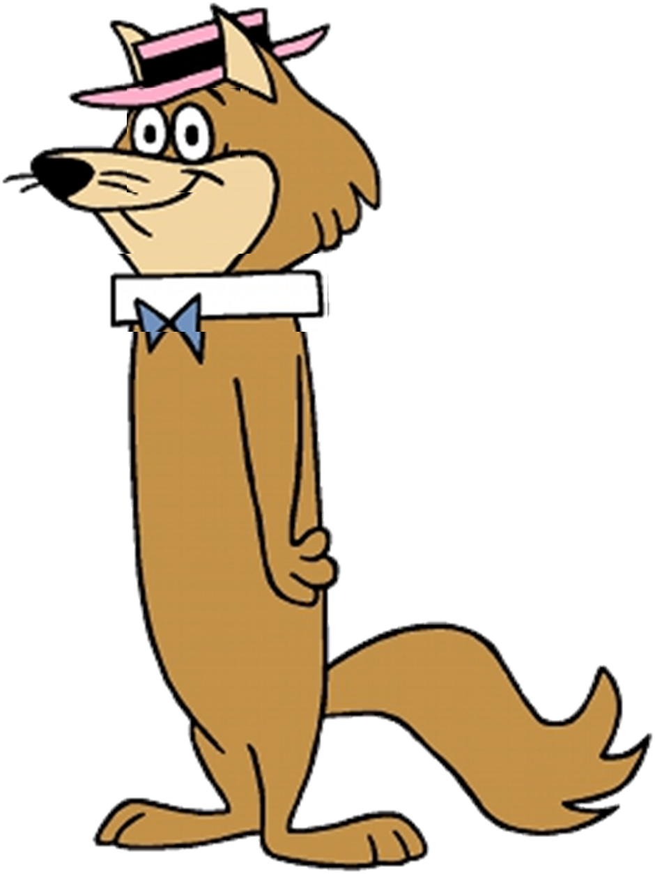 Hokey Wolf - Hanna Barbera Hokey Wolf (940x1254), Png Download