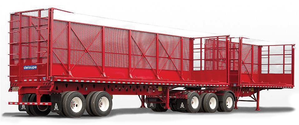 Carcasse-auto - Scrap Car Hauling Trailers (956x584), Png Download