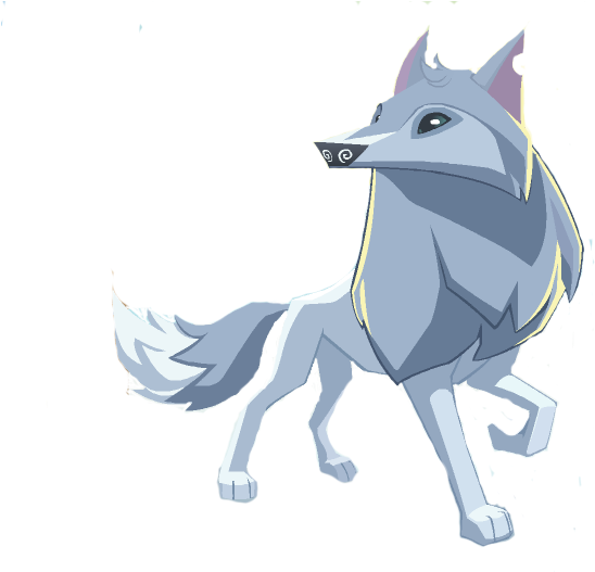 Image Transparent Png Animal Jam Clans - Animal Jam Arctic Wolf (604x526), Png Download