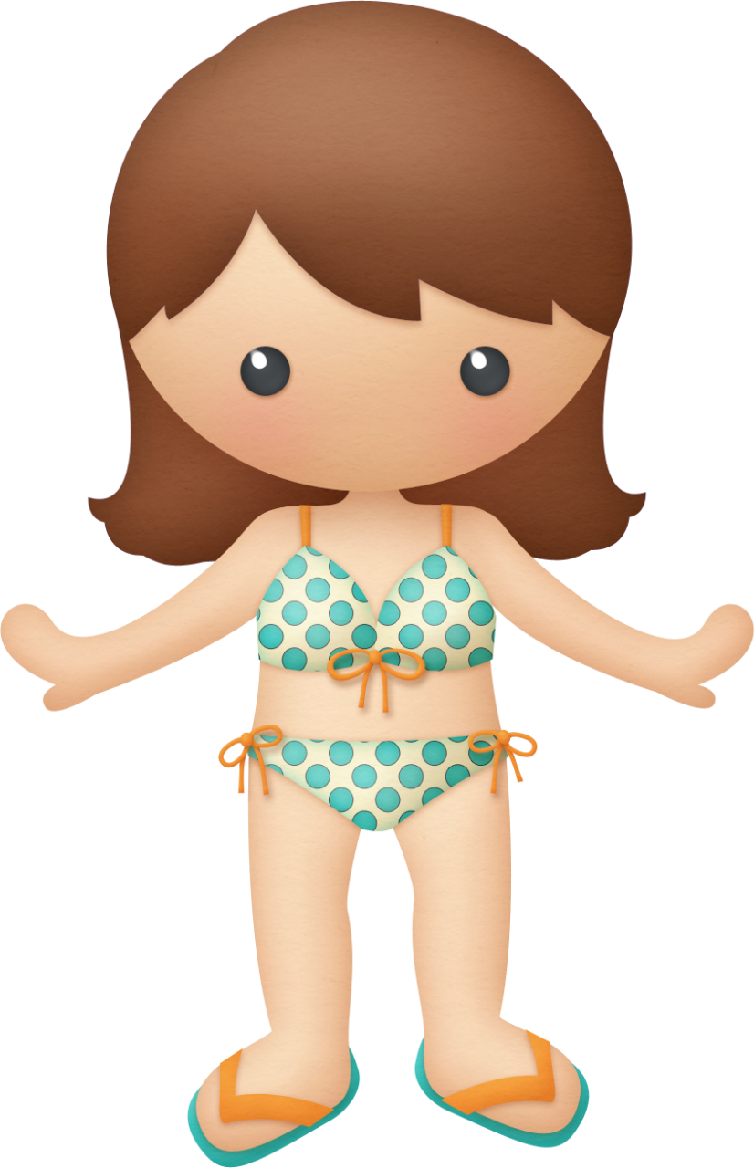 Фотки Family Clipart, Book Clip Art, Summer Clipart, - Clipart Girl On Beach (826x1280), Png Download