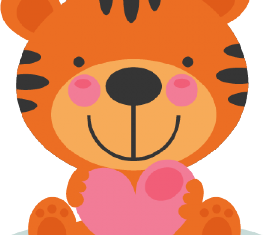 Tiger Clipart Tigger - Cute Tiger Face Clipart (640x480), Png Download