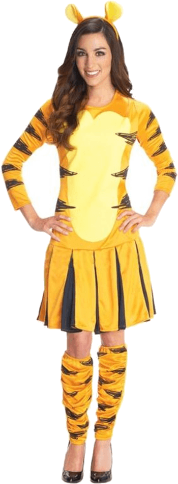 Adult Miss Tigger Costume - Tigger From Winnie The Pooh Costume (600x951), Png Download