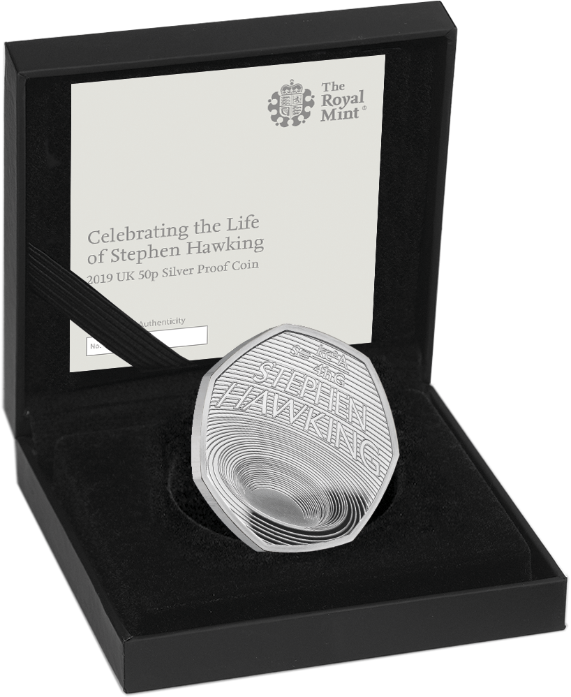 Stephen Hawking - Fifty Pence (1055x1349), Png Download