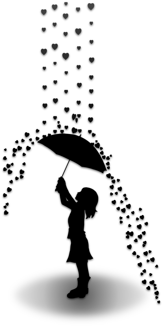 People Silhouette Art & Islamic Graphics - Silhouette Art (564x1132), Png Download