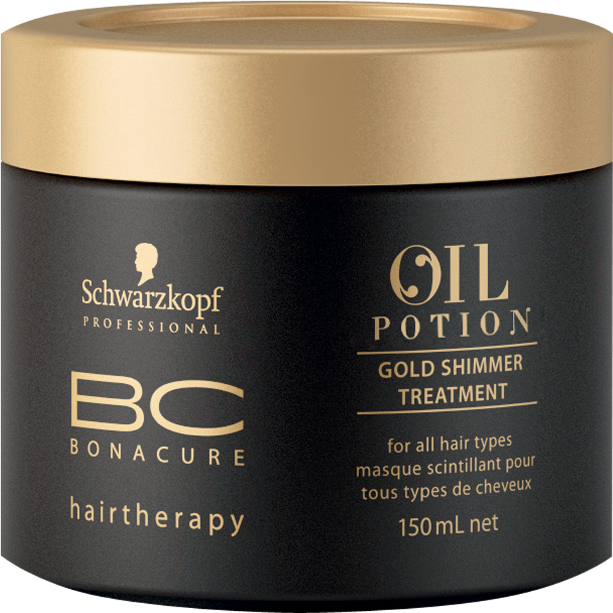 Oil Potion Gold Shimmer Treatment - מסכה לשיער הכי טובה (1600x1600), Png Download