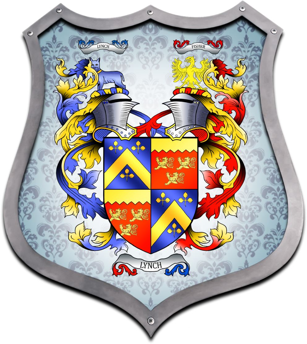 Fisher Lynch Shield - Emblem (1000x1178), Png Download