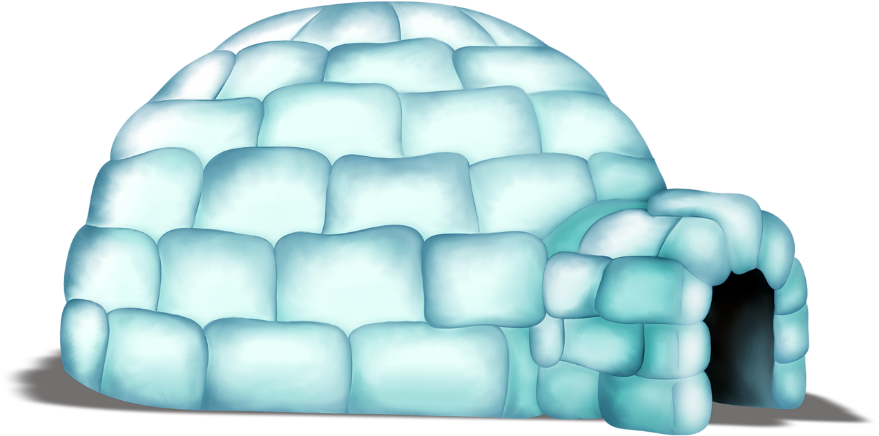 Igloo Clipart Inuit - Chair (1280x636), Png Download