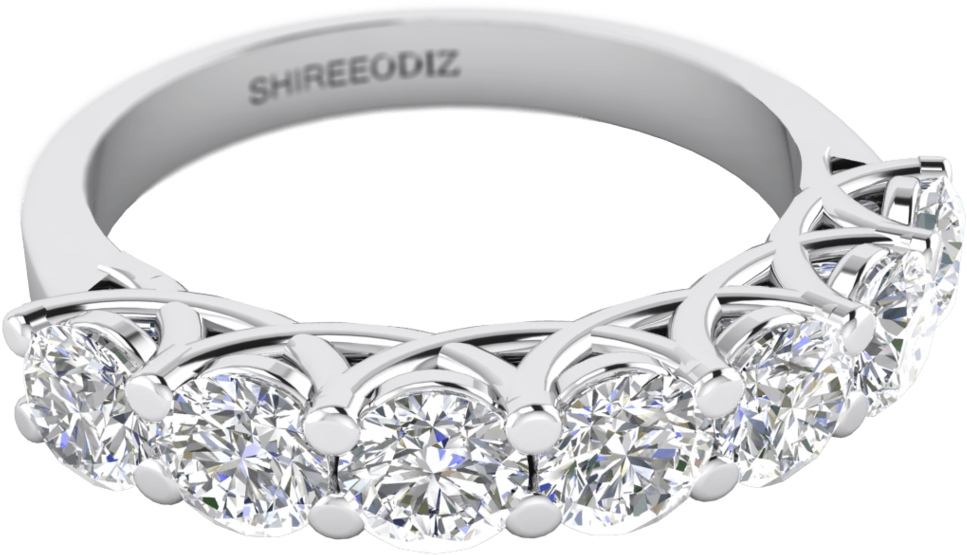 All But Loose - Diamond Rings 7 Stone (1024x1024), Png Download