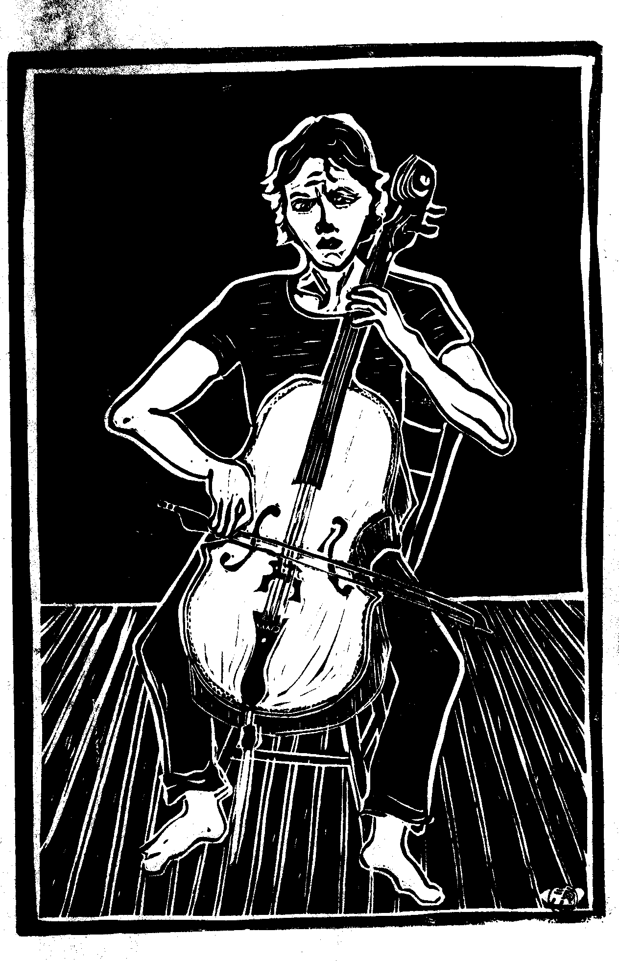 Cello - Composer (1264x1960), Png Download