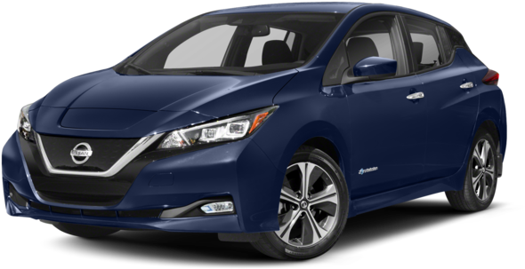 All New Nissan Leaf Arrives Early 2018 To Bend, Or - Deep Blue Pearl Nissan Leaf (640x480), Png Download
