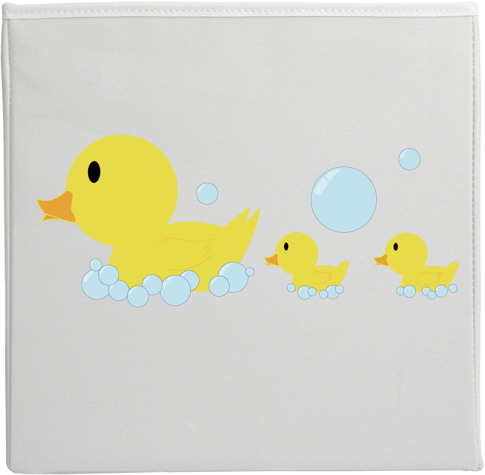 Rubber Duckies Storage Bin - Duck (2160x2160), Png Download