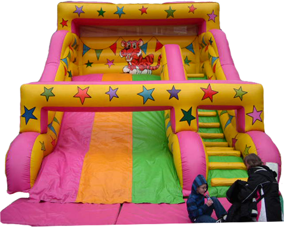 Clown Slide - Inflatable (1088x1056), Png Download
