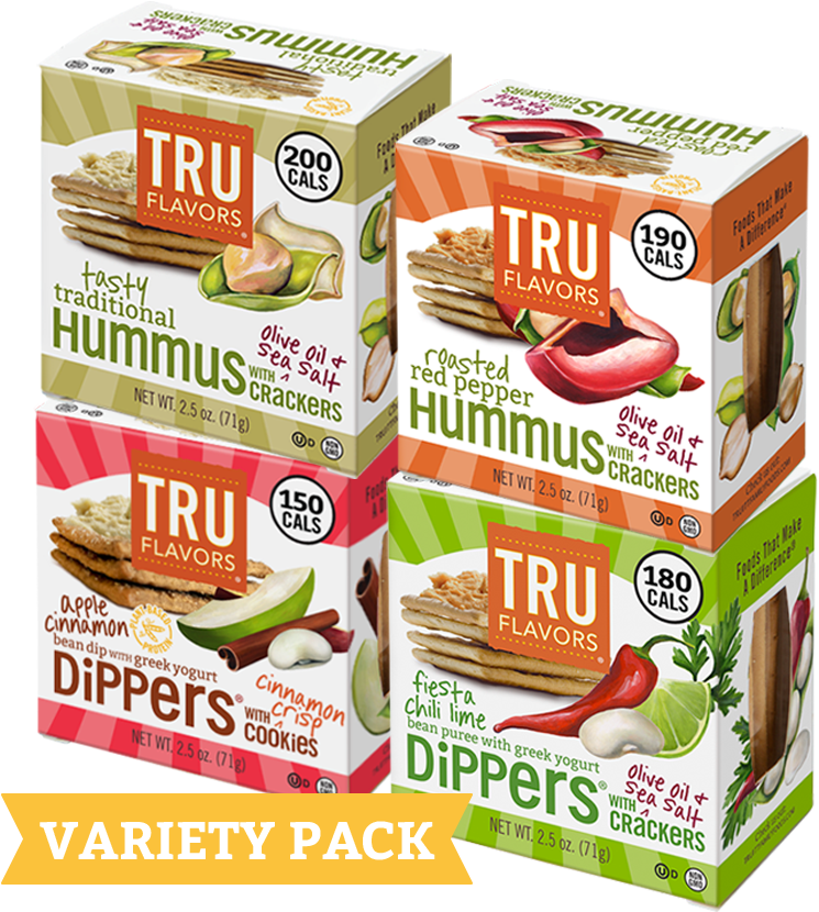 Tru Flavors Snack Pack Variety Pack - Natural Foods (854x854), Png Download