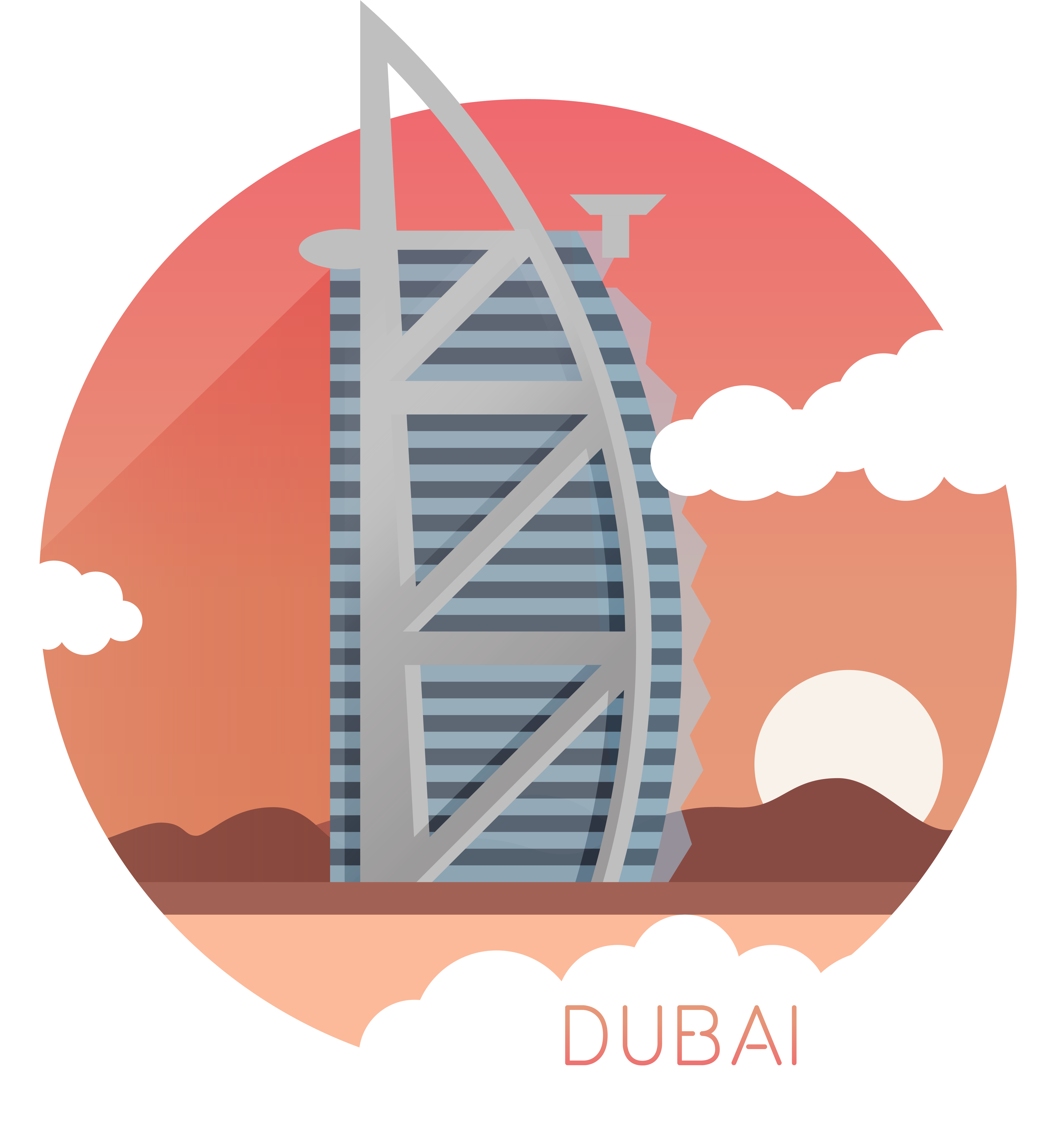 Dubai (7016x7016), Png Download