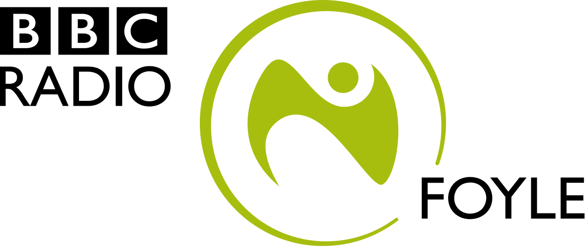 Bbc Radio Foyle Breakfast News 10 Year Anniversary - Bbc Radio Foyle Logo (1200x507), Png Download