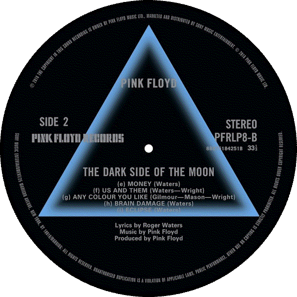 Dark Of The Moon Pink Floyd Copyright (600x600), Png Download