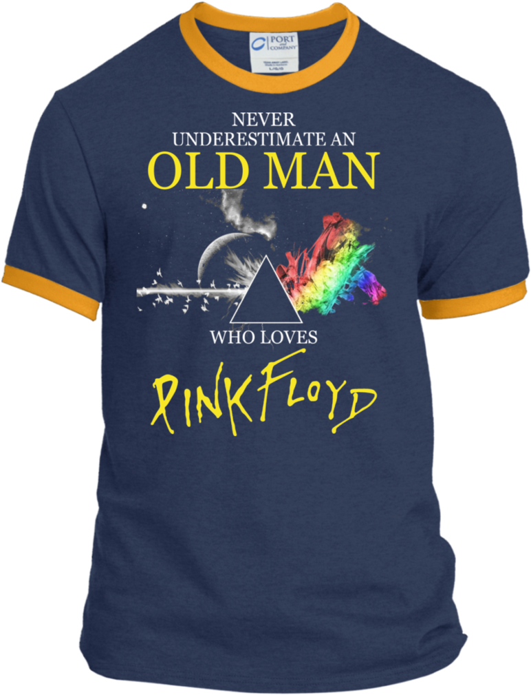 Never Underestimate An Old Man Who Loves Pink Floyd - Never Underestimate An Old Man Who Listens (1024x1024), Png Download