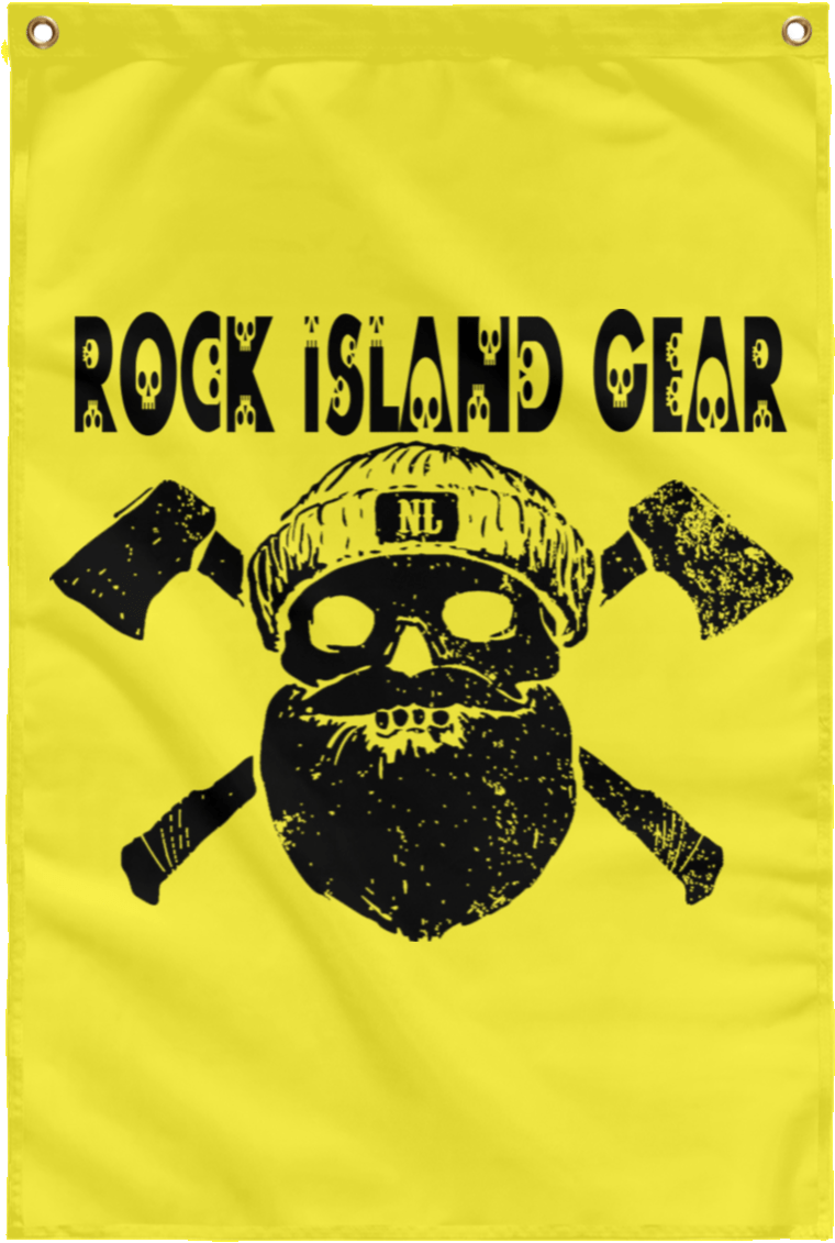 Rock Island Gear Lumberjack Wall Flag - Banner (1155x1155), Png Download