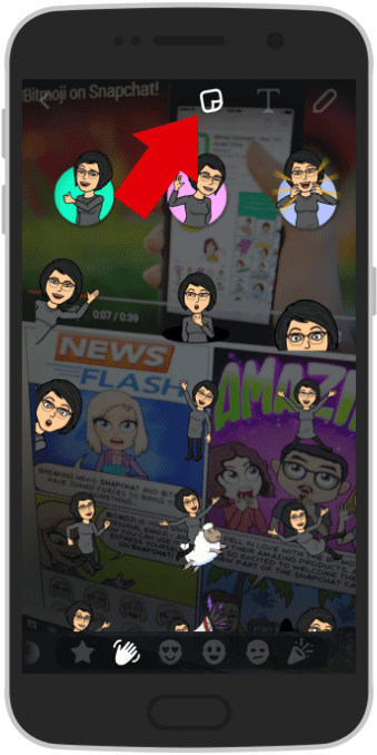 Customise Your Snapchat Posts With Your Personalised - Iphone (444x800), Png Download