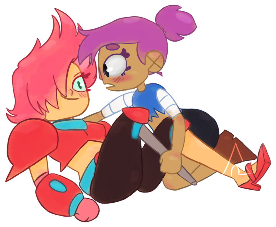 #okko #yuri #enid #redaction #enidxredaction #otp #ship - Ok Ko Enid X Elodie (1024x828), Png Download