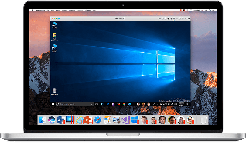 Parallels Desktop For Students Run Windows On Mac Without - Macos Sierra Fresh Install (810x473), Png Download