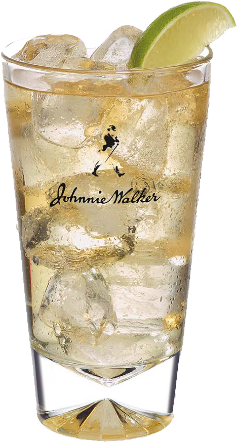 We Recommend Johnnie Walker Black Label And Soda - Johnnie Walker Tall Glass (840x1100), Png Download