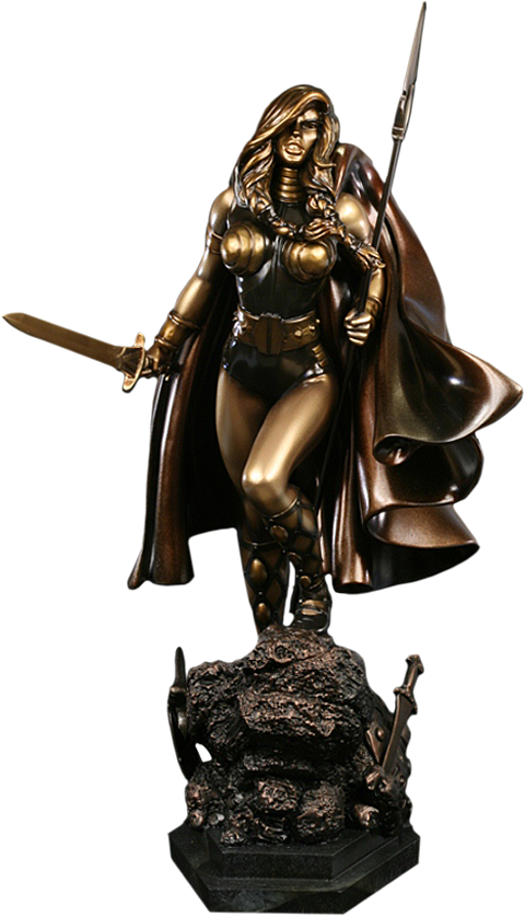 Bowen Designs Valkyrie Polystone Statue - Statue (480x838), Png Download