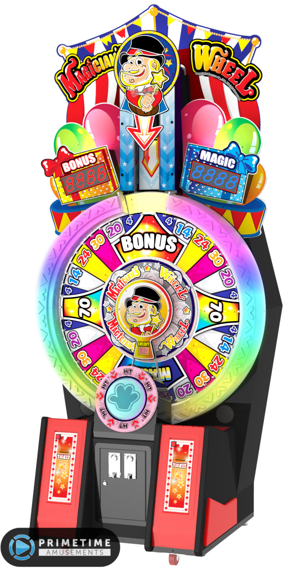 Magician's Wheel Ticket Redemption Arcade Game - Magician Wheel (771x1279), Png Download