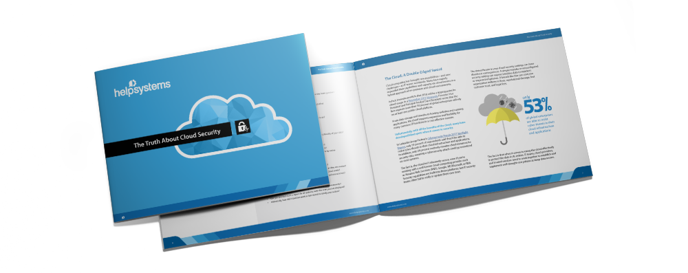 The Truth About Cloud Security Guide - Graphic Design (1000x397), Png Download
