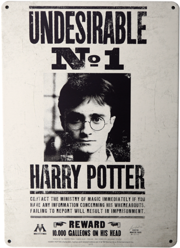 Harry Potter Undesirable No 1 Poster (528x600), Png Download