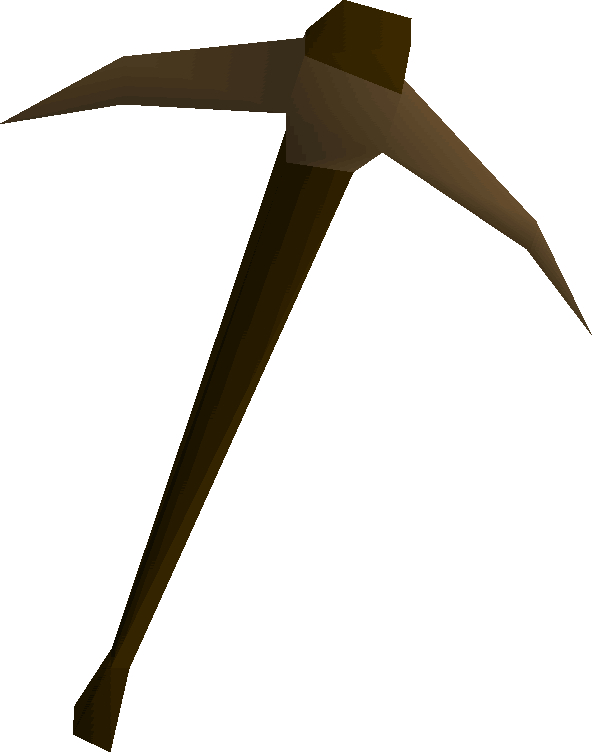 Bronze Pickaxe (592x752), Png Download